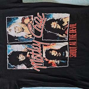 Motley Crue Rock Band Shout At The Devil Graphic Tshirt